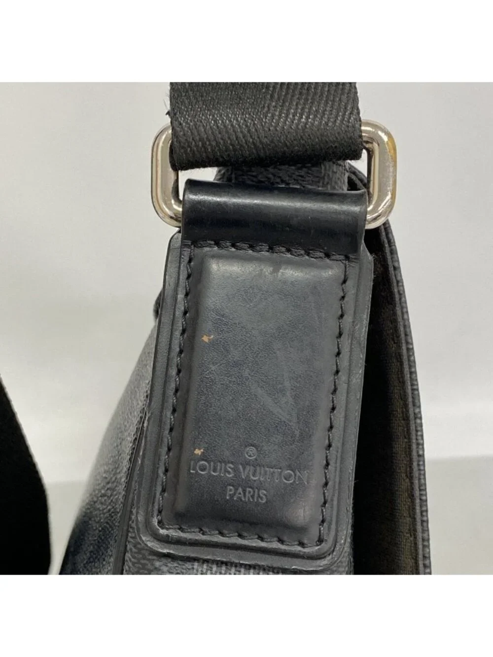 Louis Vuitton Shoulder Bag Damier Graphite District PM Gray